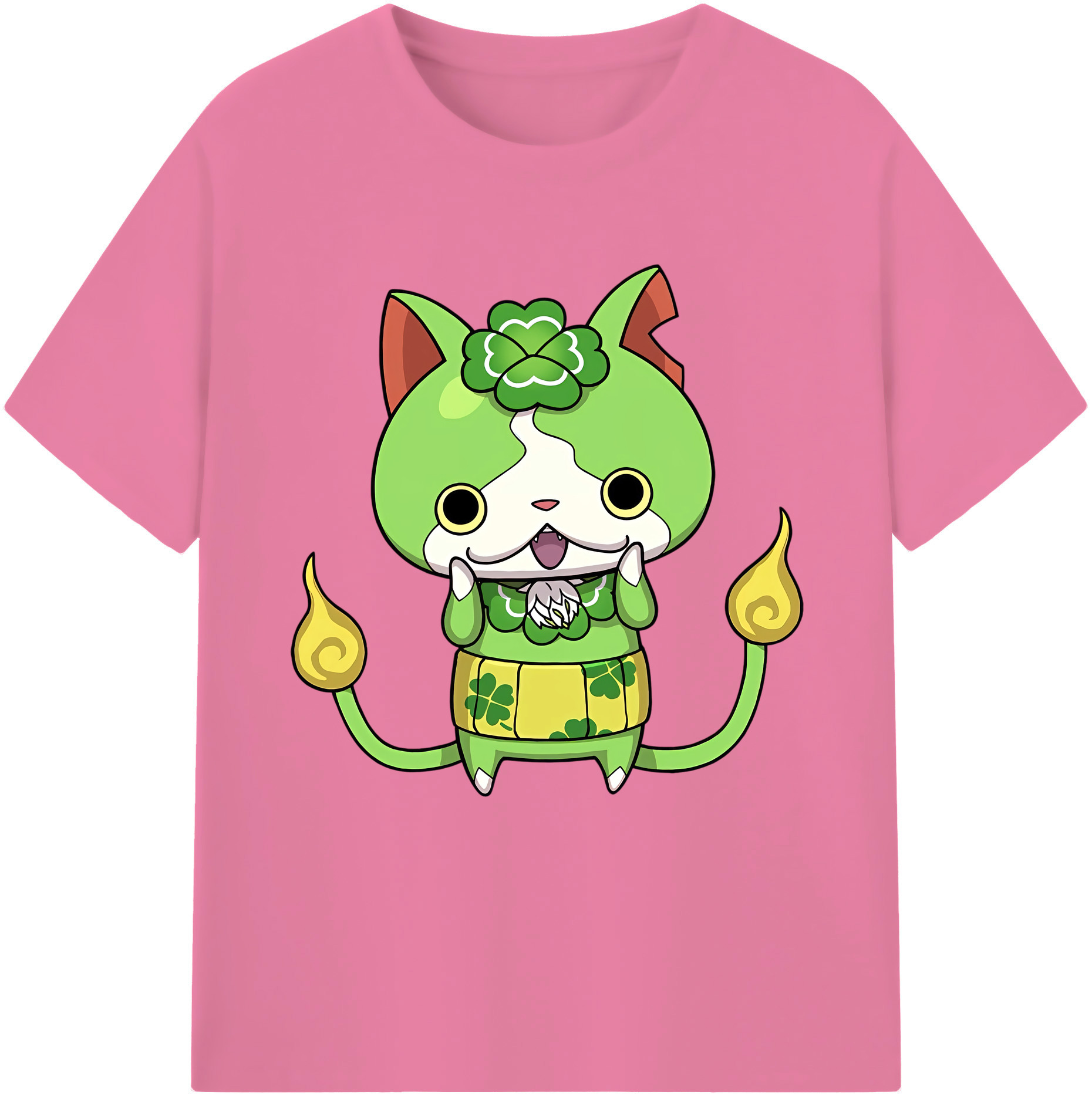 （画像用） 妖怪ウォッチ Yo-kai Watch 綿100％半袖Tシャツ（フロントプリント）